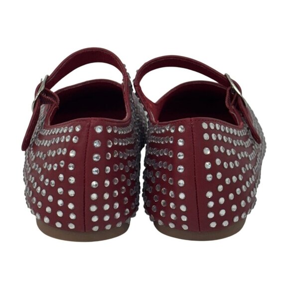 OLIVIA FERGUSON / Nancy / Flat / Mary Jane / With Diamonds encrusted Rhinestone- - Picture 4 of 7